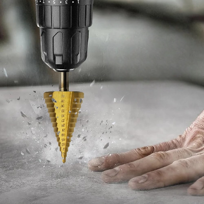 FORET CONIQUE - StepDrill™ - Doré 4-42