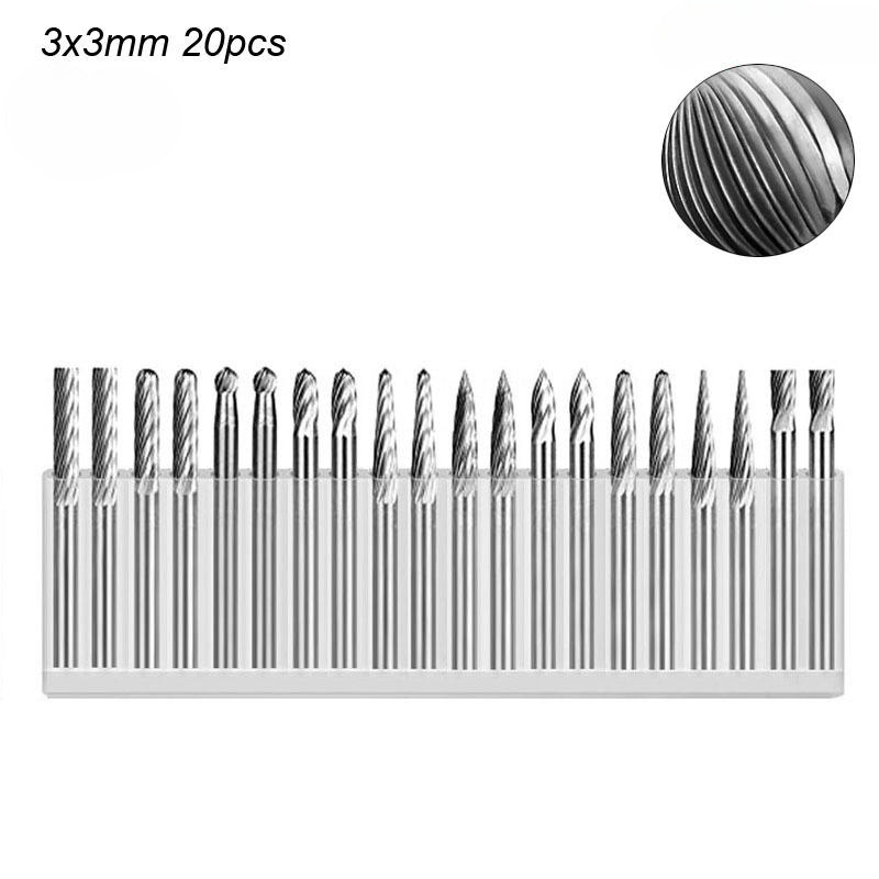 OUTILS SCULPTURE BOIS - TungstenBurrs™ - Fraises en Carbure de Tungstène