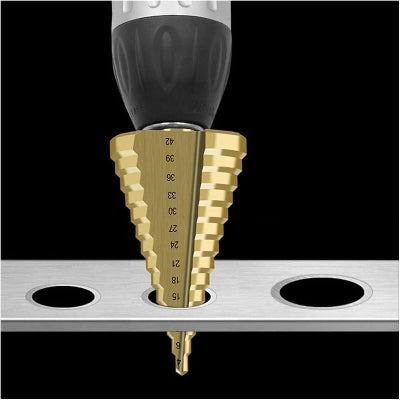 FORET CONIQUE - StepDrill™ - Doré 4-42