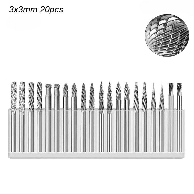 OUTILS SCULPTURE BOIS - TungstenBurrs™ - Fraises en Carbure de Tungstène