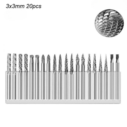 OUTILS SCULPTURE BOIS - TungstenBurrs™ - Fraises en Carbure de Tungstène