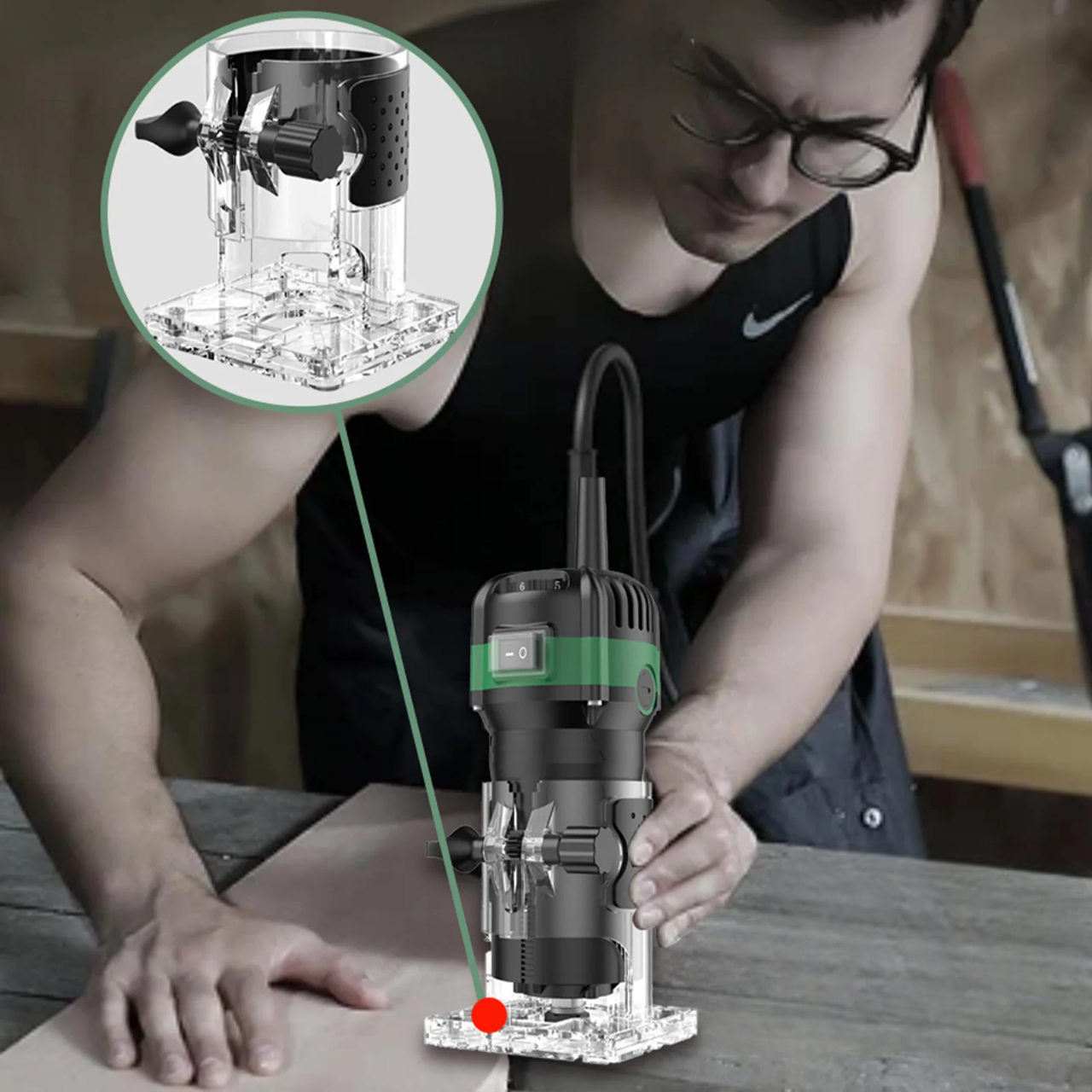 Défonceuse éléctrique - ElectricTrimmingMachine™